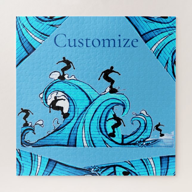 Surfers Everywhere Thunder_Cove  Jigsaw Puzzle (Horizontal)