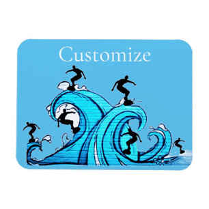 Surfers Everywhere Thunder_Cove Magnet