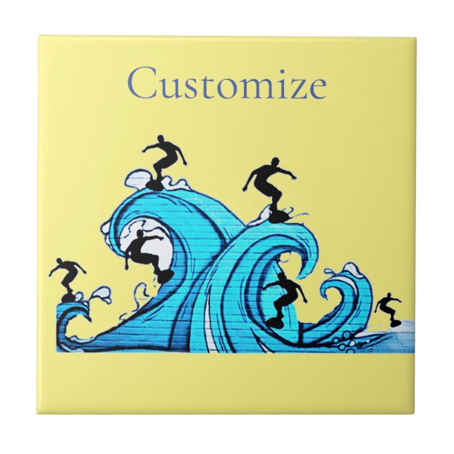 Surfers Everywhere Thunder_Cove  Tile (Front)
