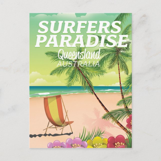 Surfers Paradise Queensland Australia Postcard (Front)