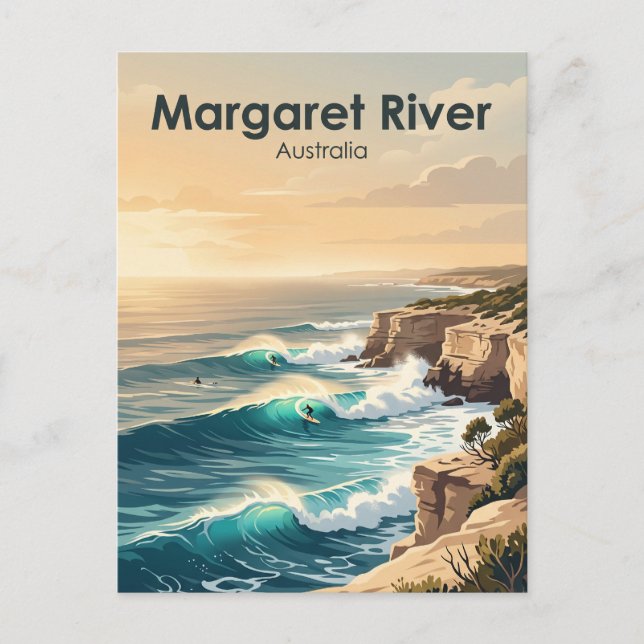 Surfers Point, Margaret River Australia Postcard (Front)