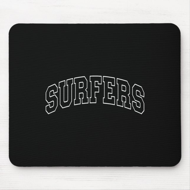 Surfers - University Varsity College Campus Aesthe Mouse Pad (Front)