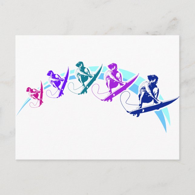 Surferwave Postcard (Front)