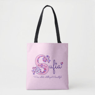 Surfia name and meaning monogram bag