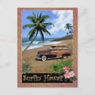 Surfin' Hawaii Postcard