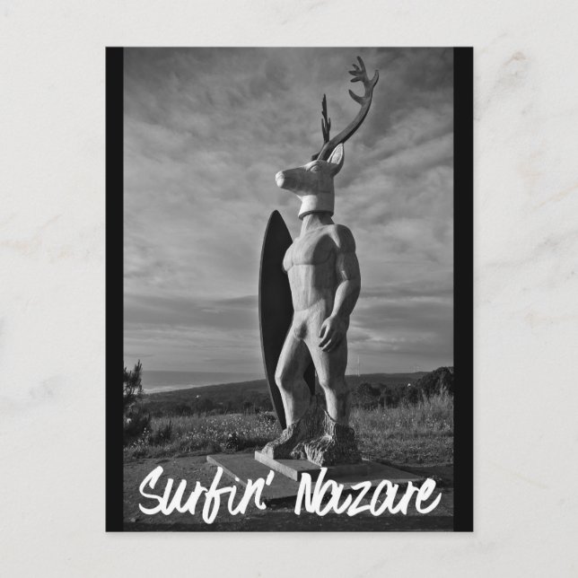 Surfin Nazare Postcard (Front)