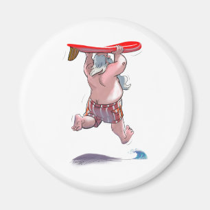sUrFiN sAnTa Magnet