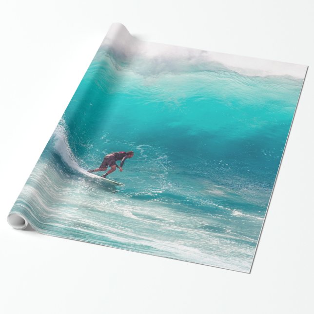 Surfing 16 Wrapping Paper (Unrolled)