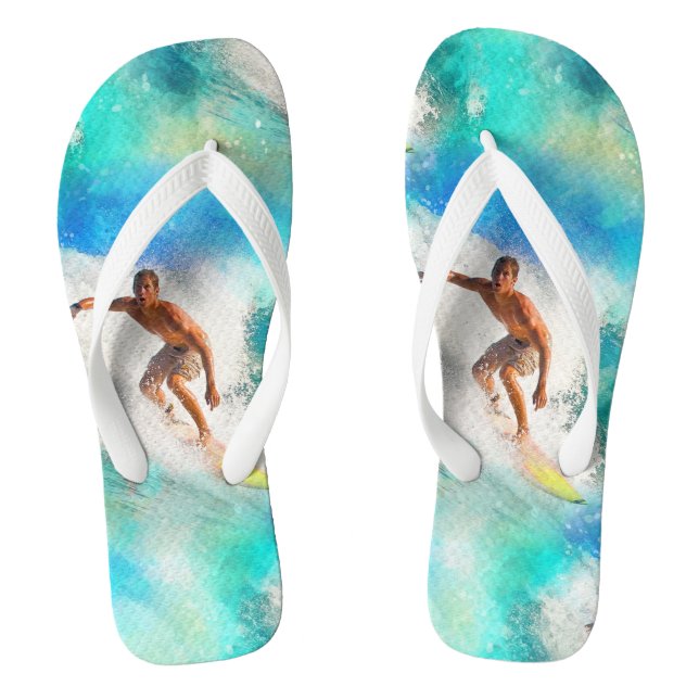Surfing 17A-B Options Flip Flops (Footbed)