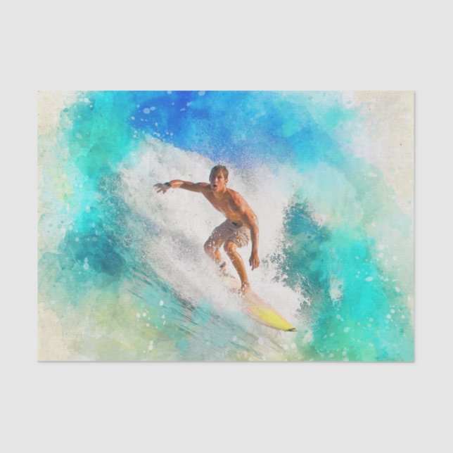 Surfing 17A-B Options Tissue Paper (Front)