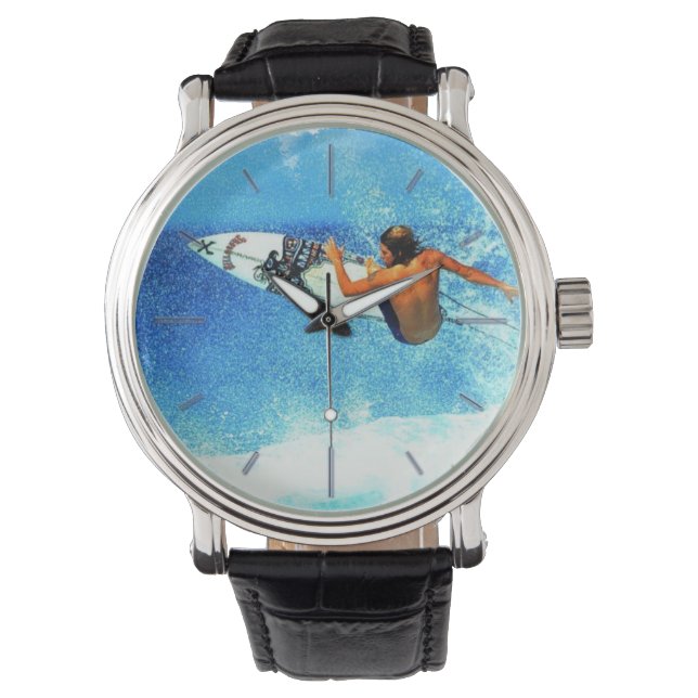 Surfing 1 Watch & Numeral Options (Front)