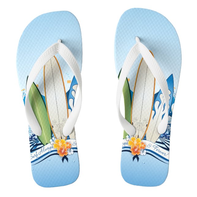 Surfing 2 Flip Flops (Footbed)