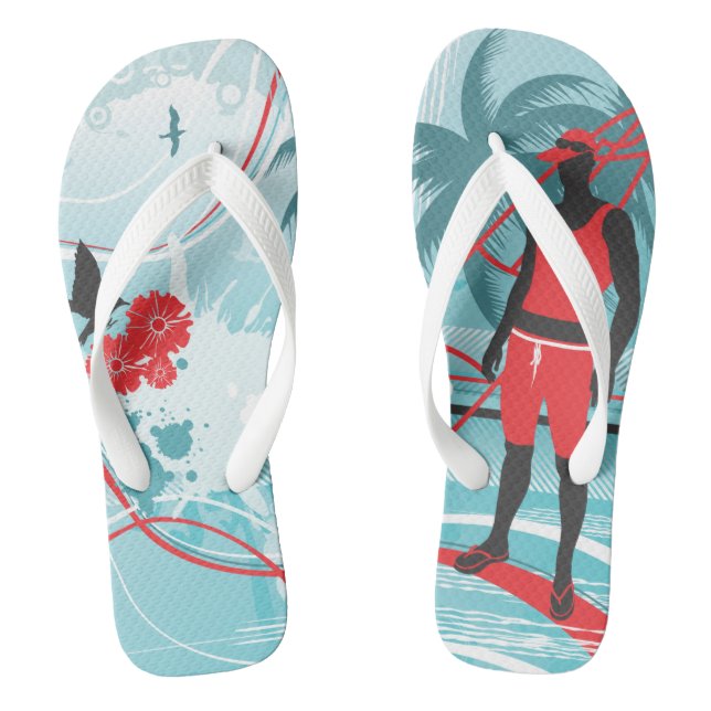 Surfing 4 Flip Flops (Footbed)