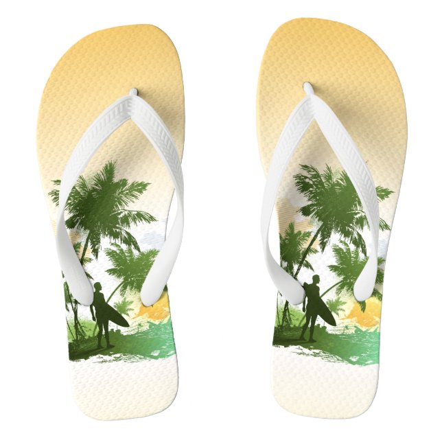 Surfing 6 Flip Flops (Footbed)