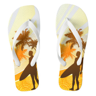 Surfing 7 Flip Flops