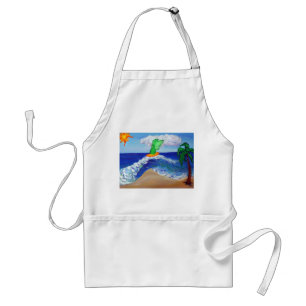 Surfing Angel Raphael Apron