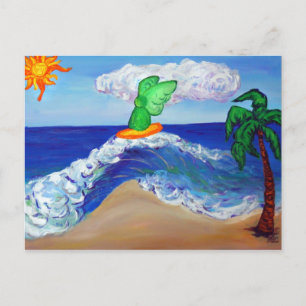 Surfing Angel Raphael Postcard