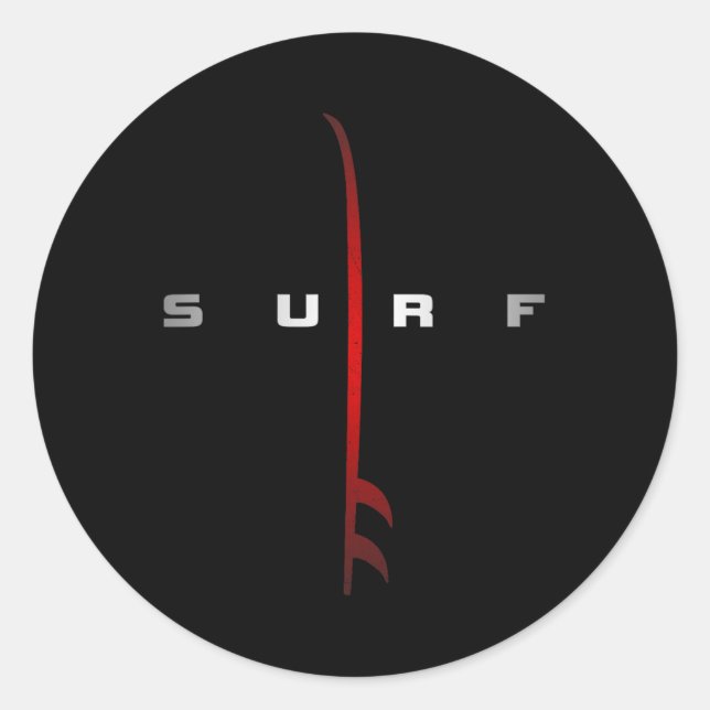 Surfing Apparel - Surfer Surf  Classic Round Sticker (Front)
