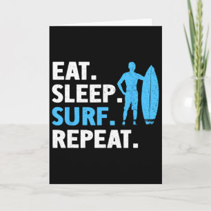 Surfing Art For Men Women Surfer Surfboard Lover S Card