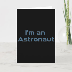 Surfing Astronaut Retro Space Wave Funny Cosmic Card