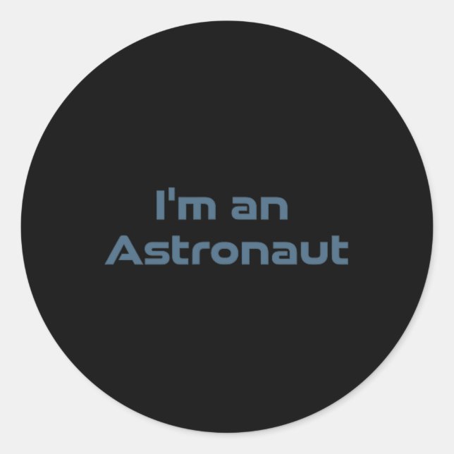 Surfing Astronaut Retro Space Wave Funny Cosmic  Classic Round Sticker (Front)