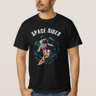 Surfing Astronaut Space Rider Surfer T-Shirt