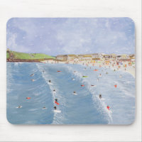 Surfing at Porthmeor