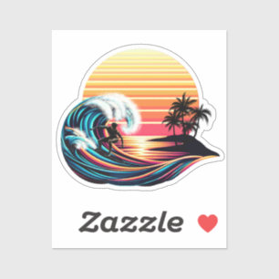 Surfing at Sunset