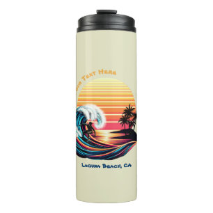 Surfing at Sunset Thermal Tumbler