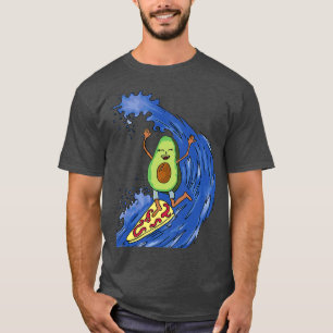 Surfing Avocado 2 T-Shirt