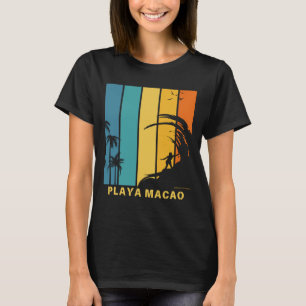 Surfing Beach Playa Macao Dominican Republic T-Shirt