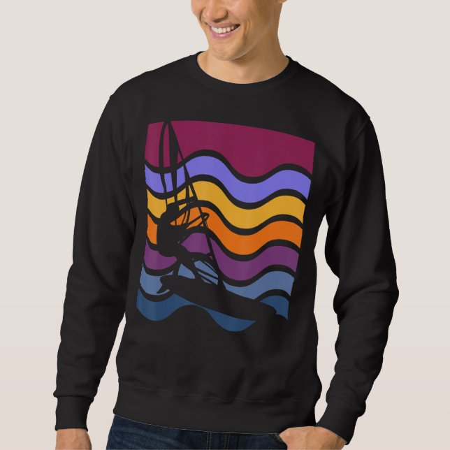 Surfing Beach Surfer Surf Summer Ocean Waves  2 Sweatshirt (Front)