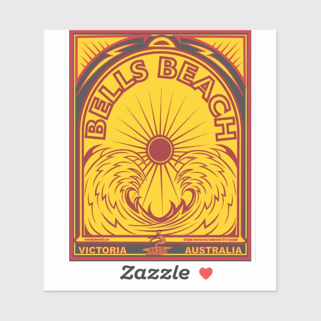 SURFING BELLS BEACH AUSTRALIA (Sheet)