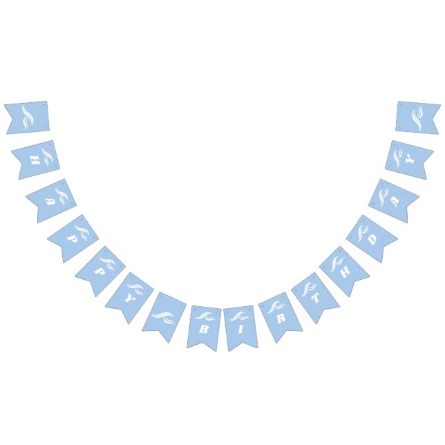 Surfing Birthday , The Big One  Bunting (All)