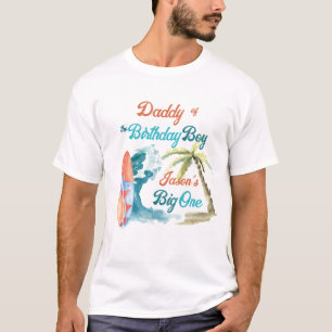 Surfing birthday the big one matching photoshoot T-Shirt