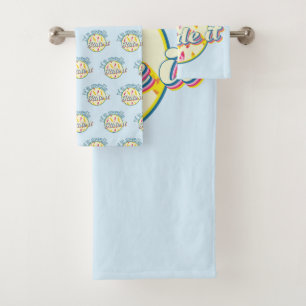 Surfing blue if it swells ride it bath towel set