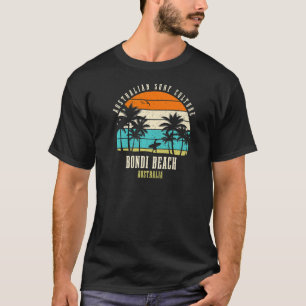 Surfing Bondi Beach Australia, Australian Surf Cul T-Shirt
