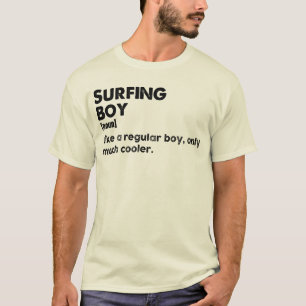 Surfing Boy Definition Funny Surf Sport Surfer T-Shirt