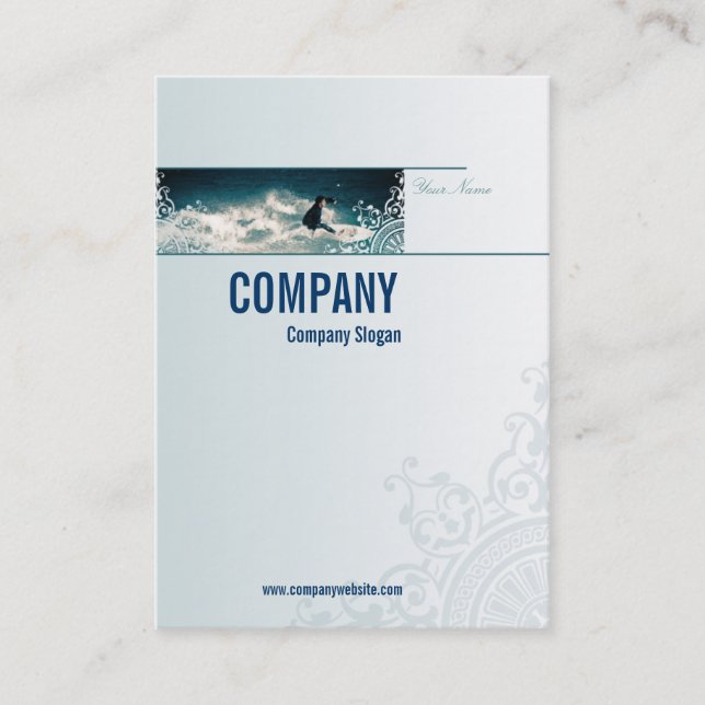 Surfing Business Card (Front)