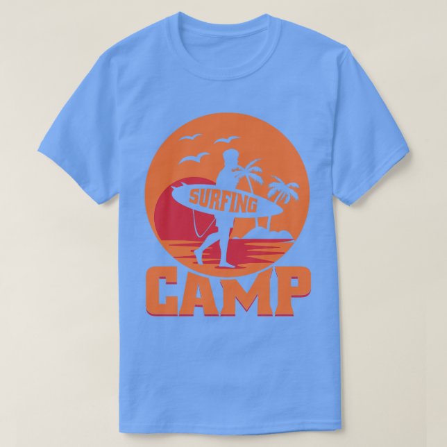 Surfing Camp 1 T-Shirt (Design Front)