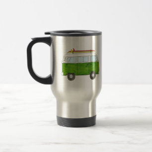 Surfing Campervan Travel Mug