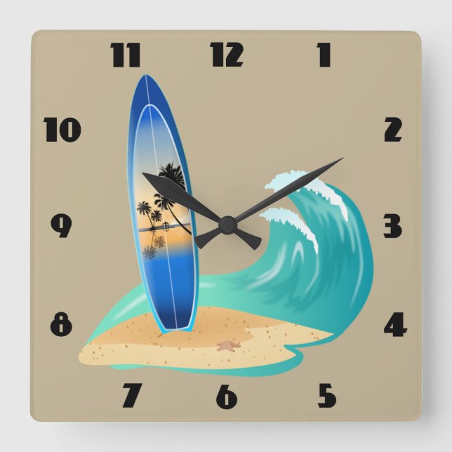 surfing clock (Front)