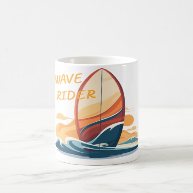 Surfing Coffee Mug (Center)