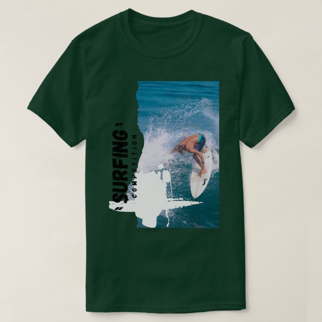 Surfing Competition T T-Shirt (Design Front)