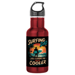 Surfing Dad Like A Normal Dad But Cooler Summer 532 Ml Water Bottle
