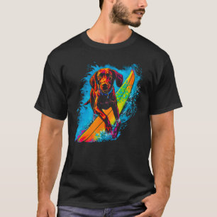 Surfing Dog German Shorthaired Pointer T-Shirt