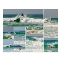 Surfing Fistral Newquay Cornwall Wipeout
