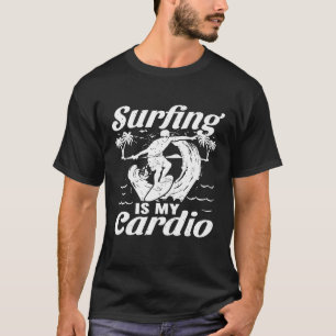 surfing gifts surfing accessories vintage retro ca T-Shirt