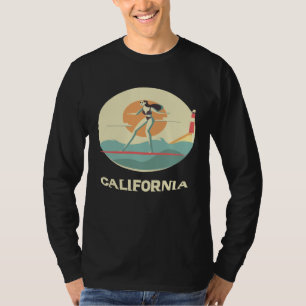 Surfing Girl California Dreaming  Surf Surfing Sur T-Shirt