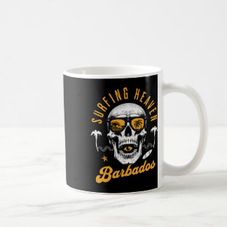 Surfing Heaven Skull Rdos Tropical Wave Sunset Vib Coffee Mug